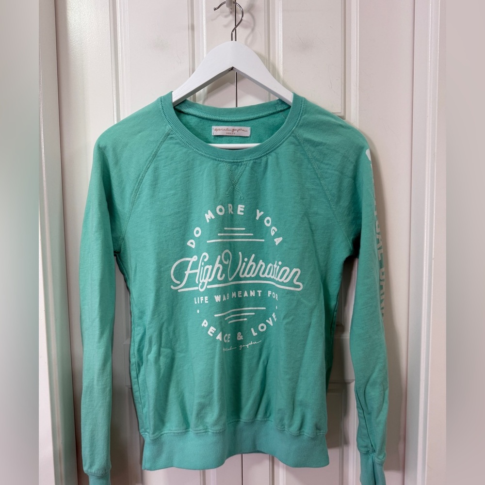 SPIRITUAL GANGSTER High Vibrations Crewneck Sweatshirt | Size Medium